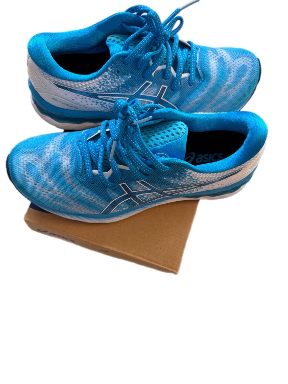 ASICS Digital Aqua/White GEL-Nimbus 23 Running Shoes 8.5 - Picture 7 of 16